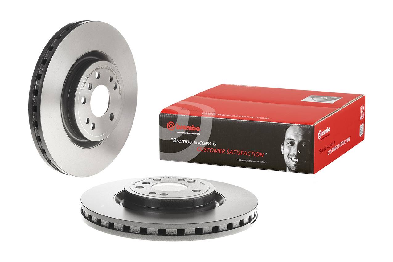 Mercedes Disc Brake Pad and Rotor Kit - Front (330mm) (Ceramic) Brembo