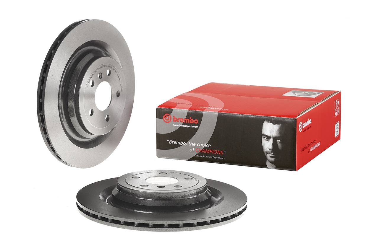 Mercedes Disc Brake Pad and Rotor Kit - Rear (345mm) (Low-Met) Brembo