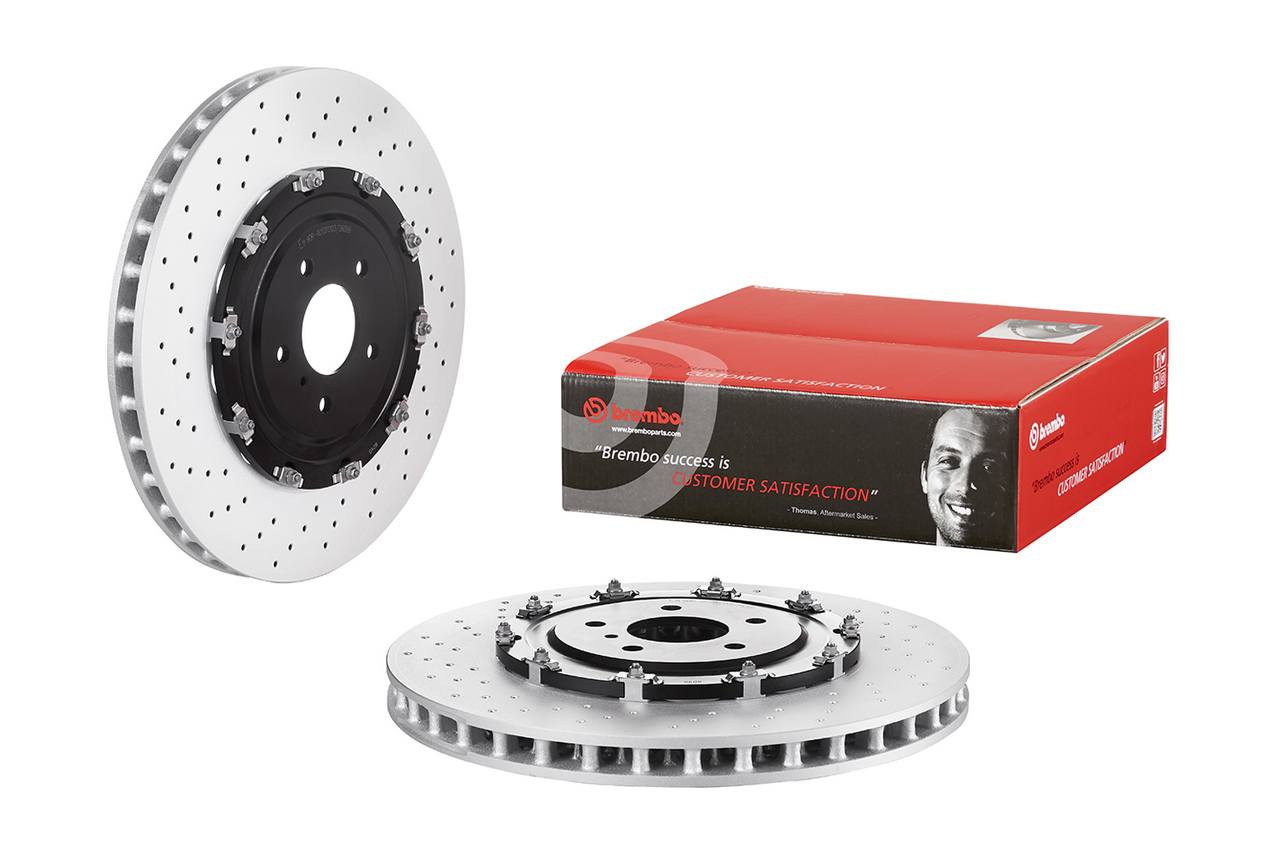 Nissan Disc Brake Rotor - Front (390mm) 40206KJ10A Brembo