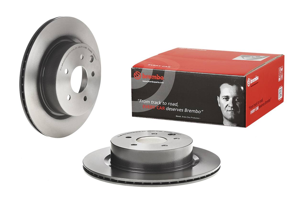 Nissan Infiniti Disc Brake Pad and Rotor Kit - Rear (308mm) (Ceramic) Brembo