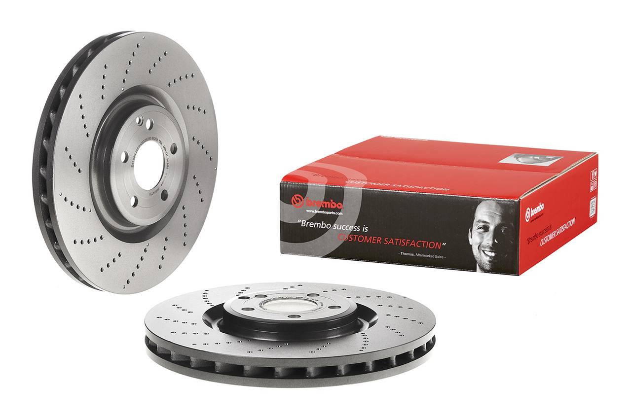 Mercedes Disc Brake Rotor – Front (360mm) 2184210212 Brembo Brembo 