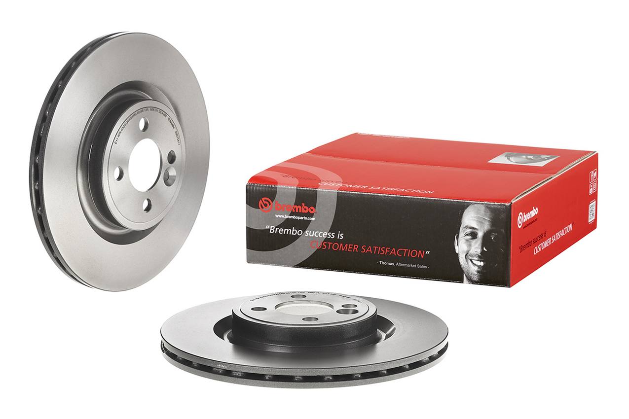 Mini Disc Brake Pad and Rotor Kit - Front (316mm) (Low-Met) Brembo