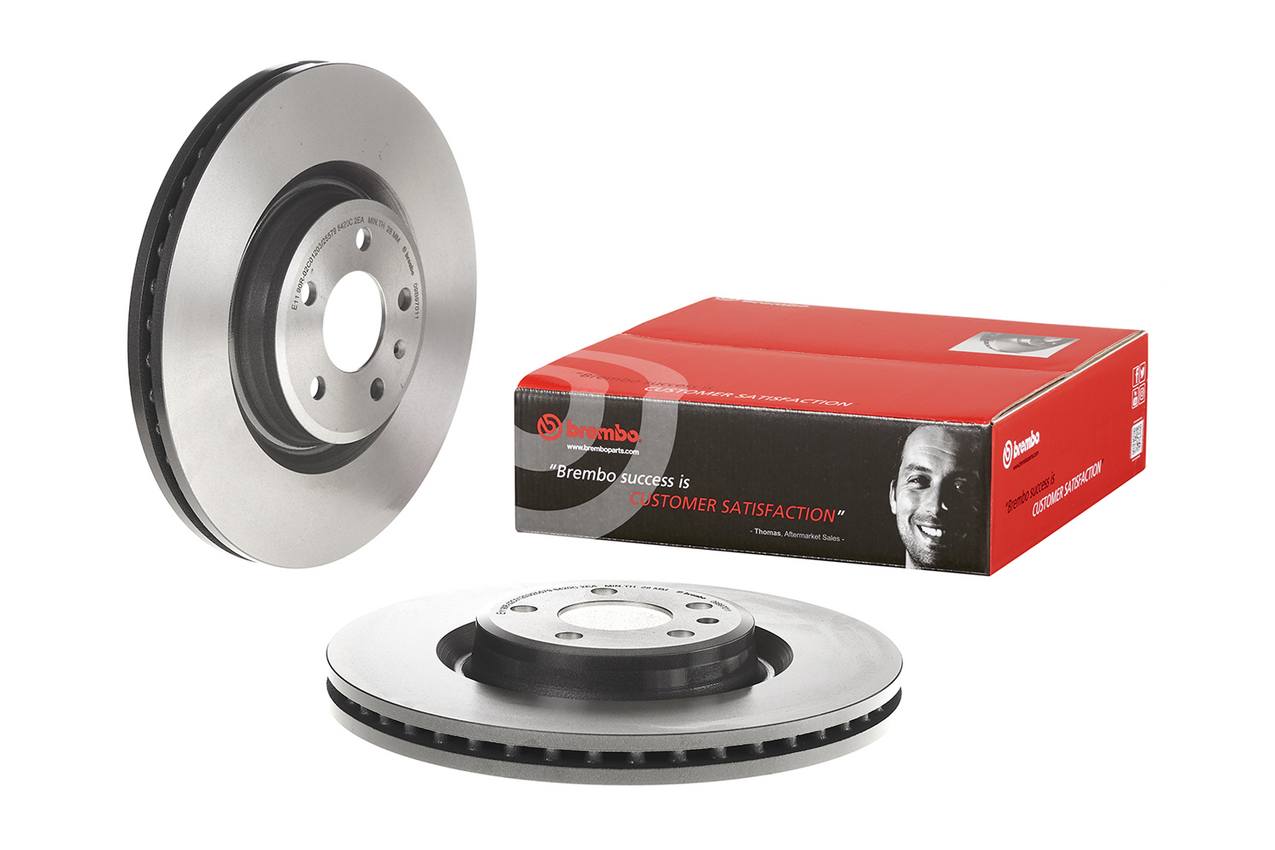 Audi Disc Brake Pad and Rotor Kit - Front (345mm) (Low-Met) Brembo