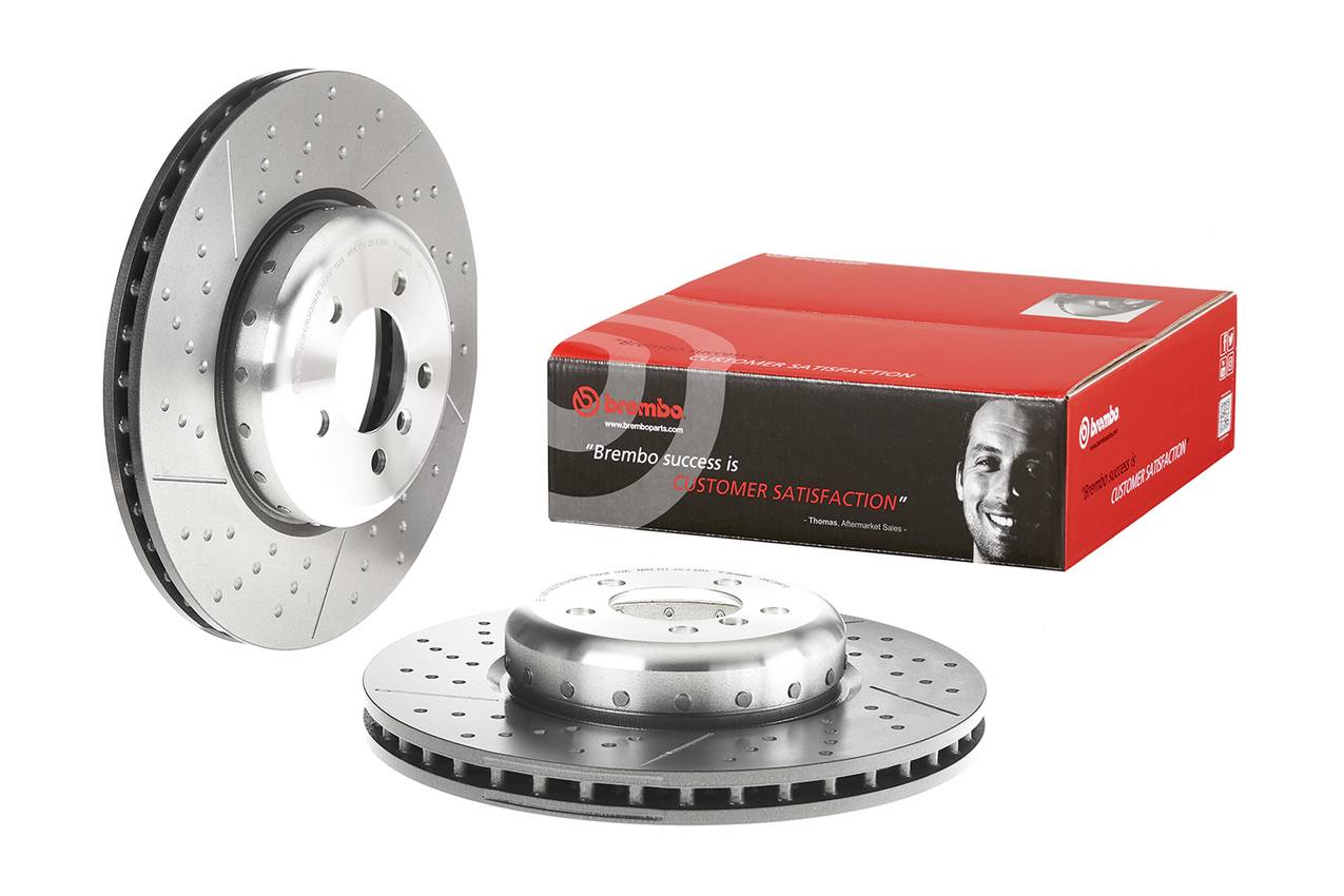 BMW Disc Brake Pad and Rotor Kit - Front (370mm) (Ceramic) Brembo