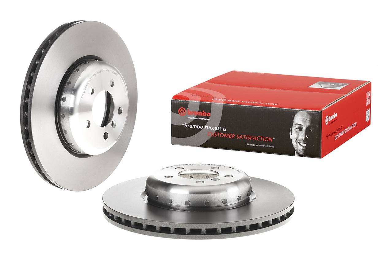 BMW Disc Brake Pad and Rotor Kit - Front (370mm) (Ceramic) Brembo