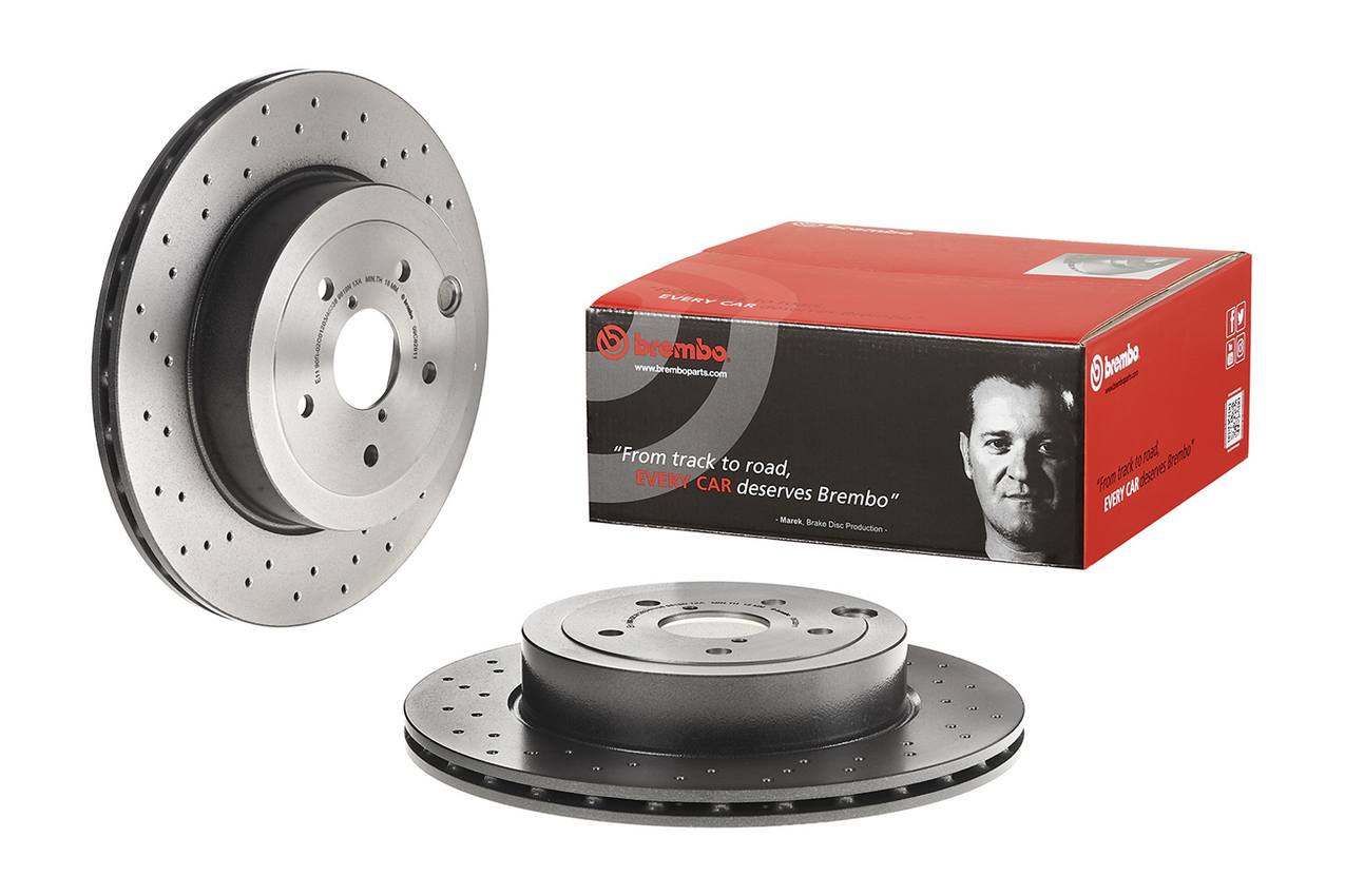 Subaru Disc Brake Rotor - Rear (326mm) 26700VA010 Brembo