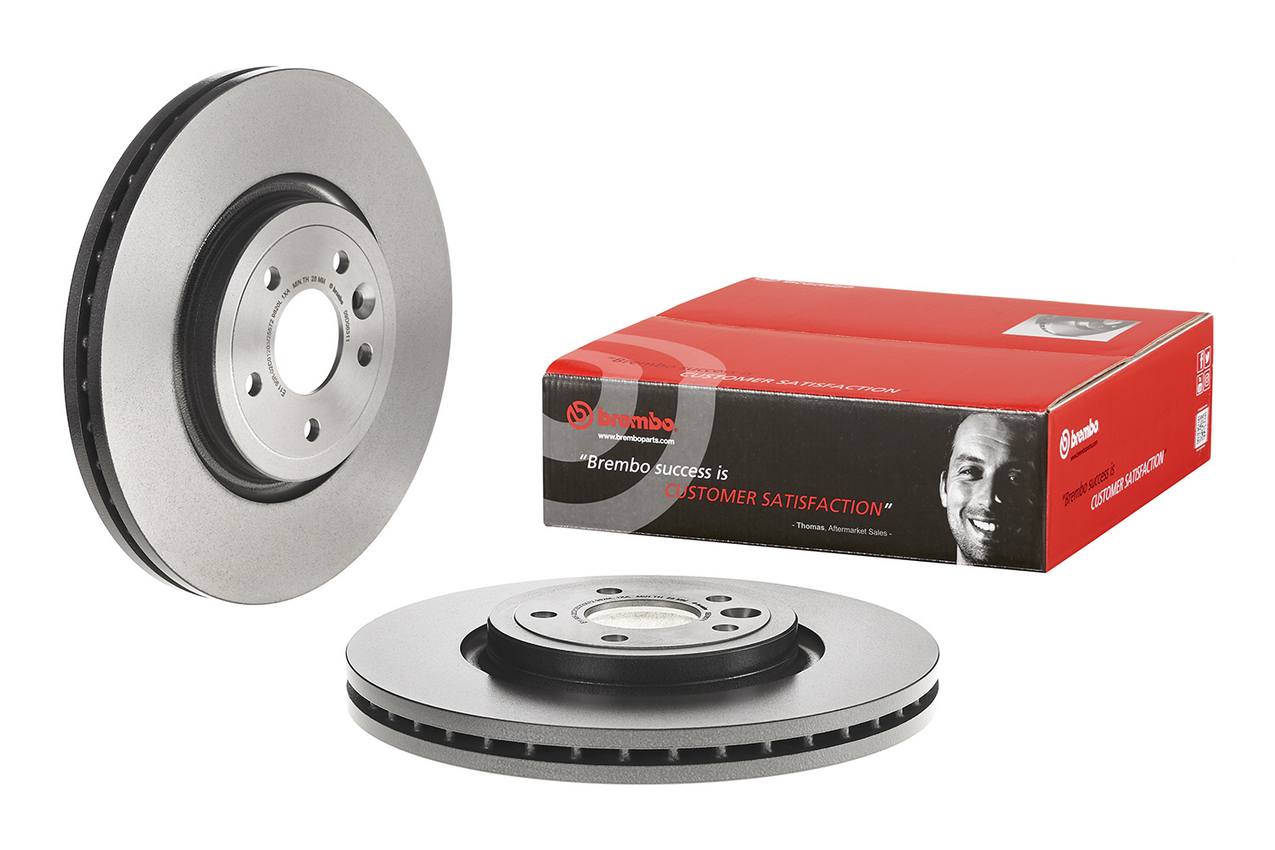 Jaguar Disc Brake Rotor - Front (325mm) T4N1801 Brembo