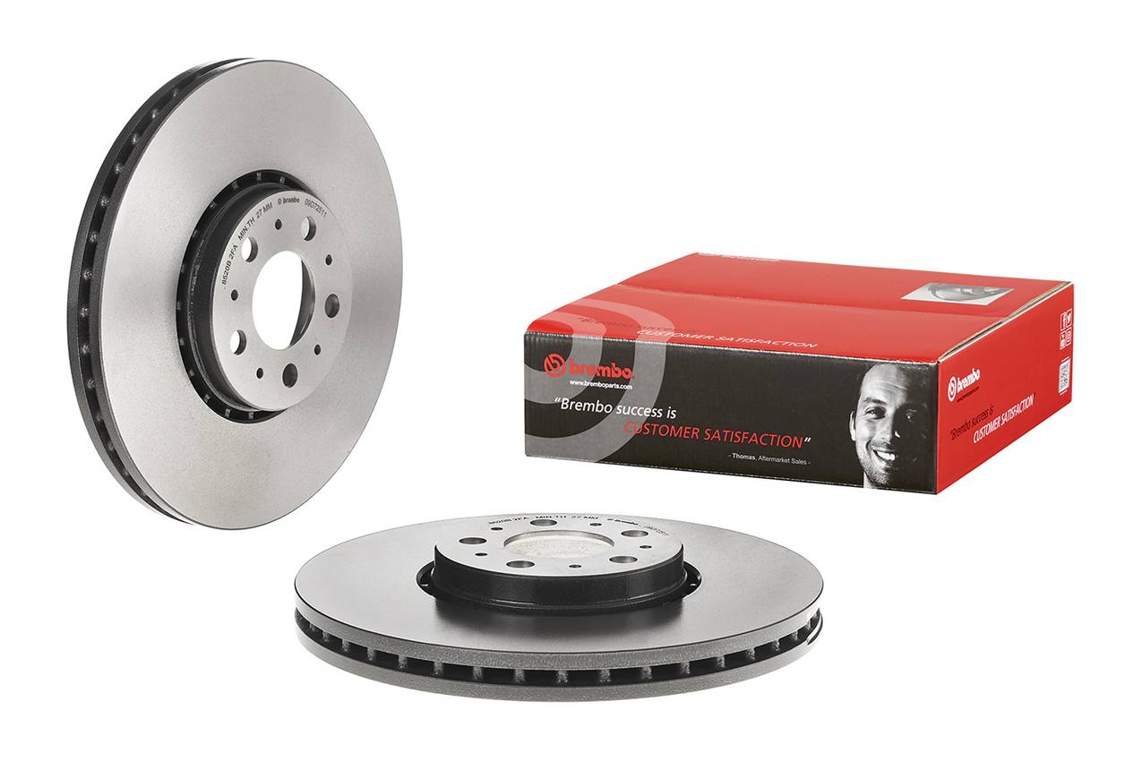 Volvo Disc Brake Rotor - Front (328mm) 31400893 Brembo