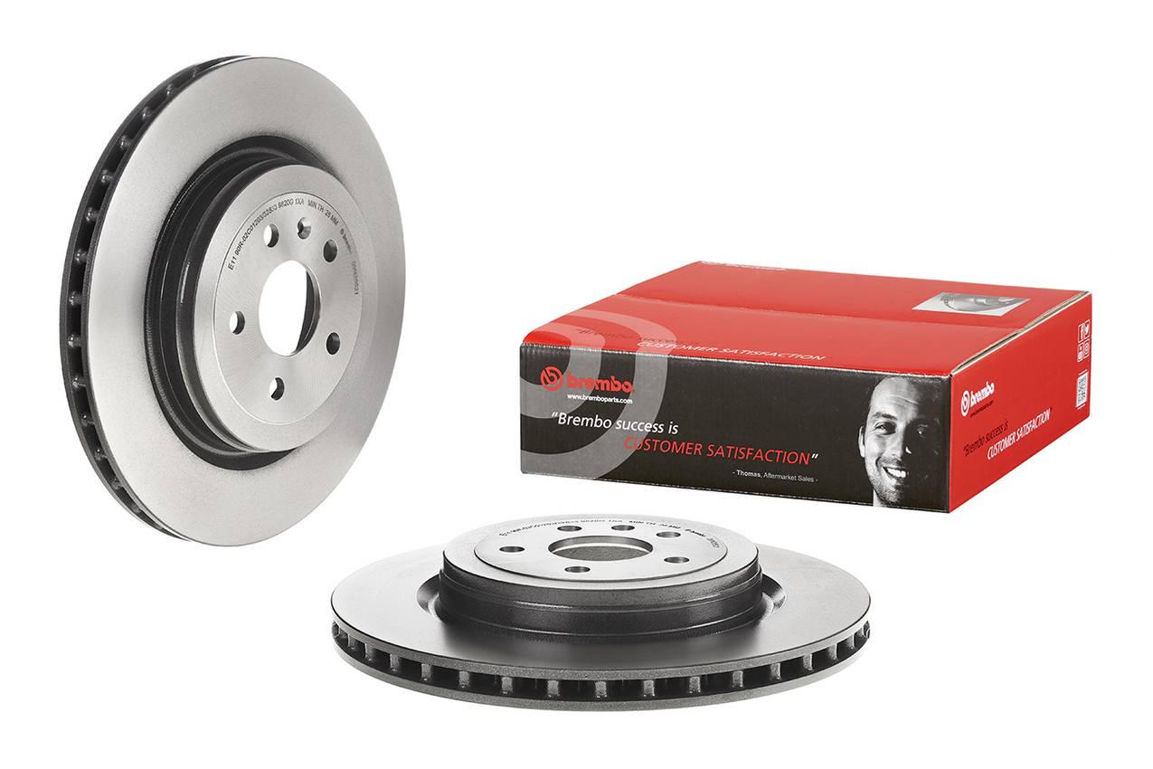 Tesla Disc Brake Pad and Rotor Kit - Rear (365mm) (Low-Met) Brembo