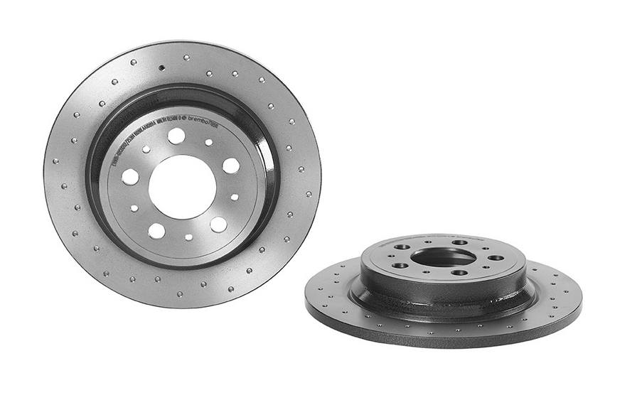 Volvo Disc Brake Rotor - Rear (288mm) 9434167 Brembo