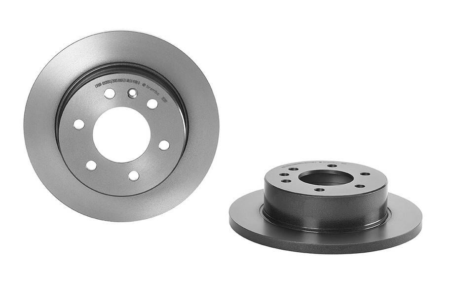 Mercedes Dodge Disc Brake Pad and Rotor Kit - Rear (298mm) (Low-Met) Brembo