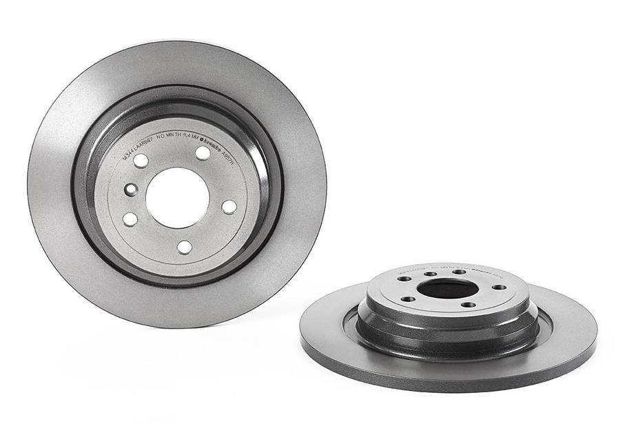 Mercedes Disc Brake Pad and Rotor Kit - Rear (325mm) (Ceramic) Brembo