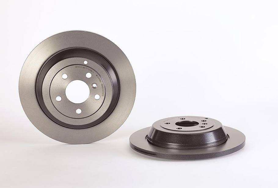 Mercedes Disc Brake Pad and Rotor Kit - Rear (330mm) (Low-Met) Brembo