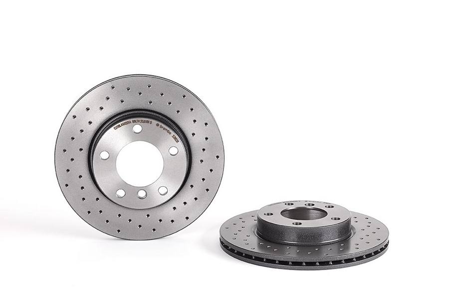 BMW Disc Brake Pad and Rotor Kit - Front (286mm) (Ceramic) (Xtra) Brembo