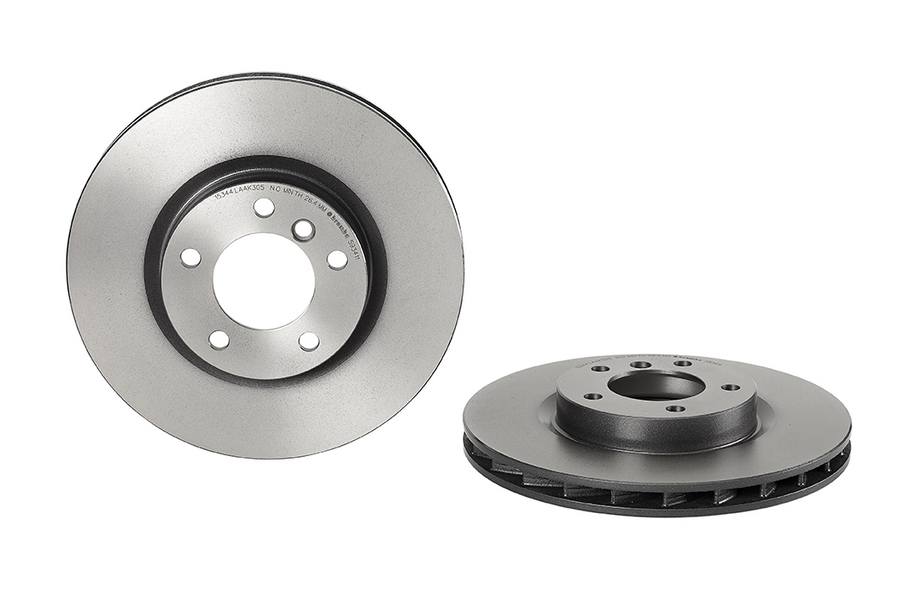 BMW Disc Brake Pad and Rotor Kit - Front (315mm) (Low-Met) Brembo