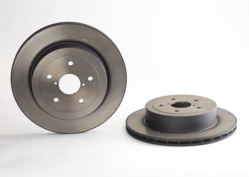 Subaru Disc Brake Pad and Rotor Kit - Rear (316mm) (Ceramic) Brembo