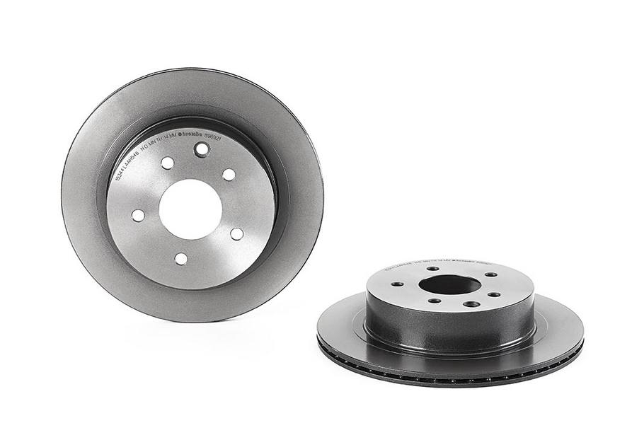 Nissan Infiniti Disc Brake Pad and Rotor Kit - Rear (292mm) (Ceramic) Brembo