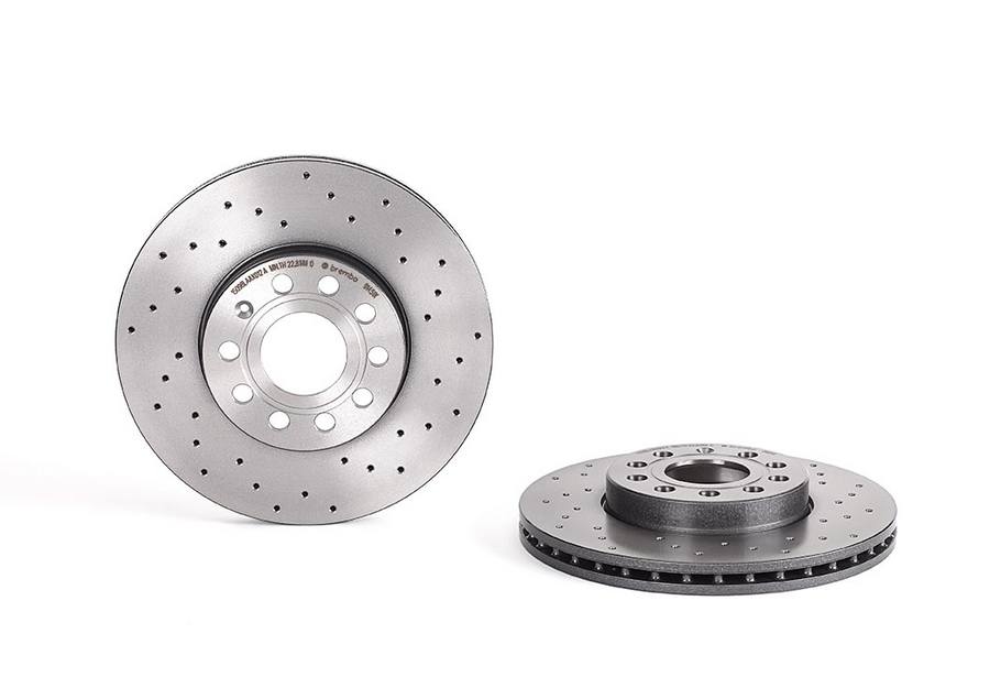 Audi Volkswagen Disc Brake Rotor - Front (288mm) 5Q0615301H Brembo