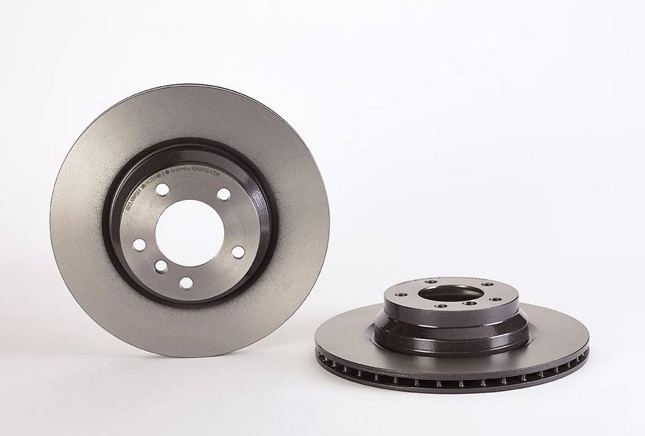 BMW Disc Brake Pad and Rotor Kit - Front (330mm) (Low-Met) Brembo