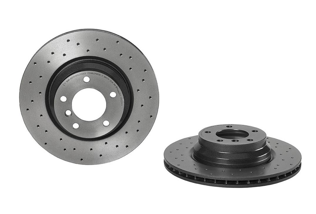 BMW Disc Brake Pad and Rotor Kit - Front (330mm) (Low-Met) (Xtra) Brembo