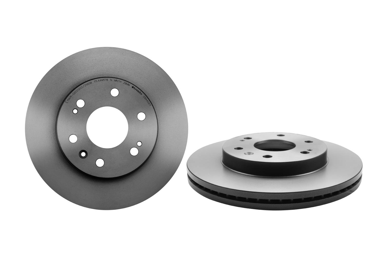 Cadillac Chevrolet GMC Disc Brake Pad and Rotor Kit - Front (330mm) (Ceramic) Brembo