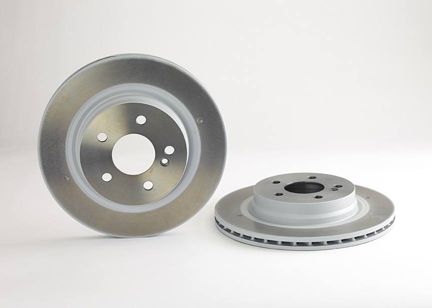 Mercedes Disc Brake Pad and Rotor Kit - Rear (300mm) (Ceramic) Brembo