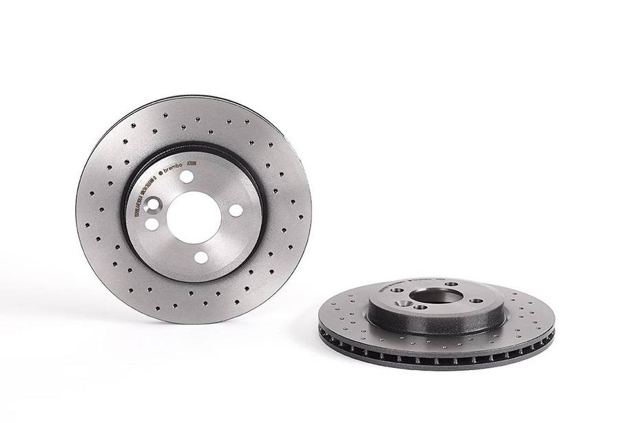 Mini Disc Brake Pad and Rotor Kit - Front (280mm) (Low-Met) (Xtra) Brembo