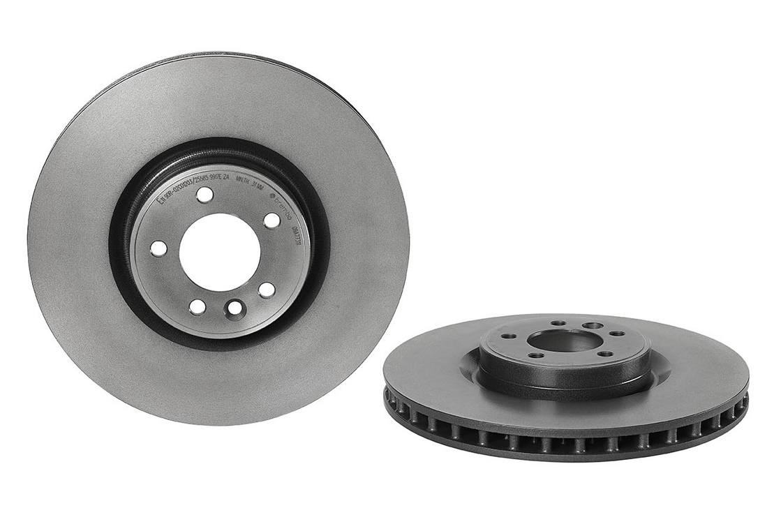 Land Rover Disc Brake Pad and Rotor Kit - Front (380mm) (Low-Met) Brembo