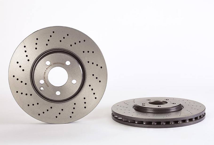 Mercedes Disc Brake Rotor - Front (330mm) 2204211812 Brembo