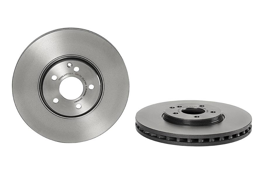 Mercedes Disc Brake Pad and Rotor Kit - Front (330mm) (Low-Met) Brembo