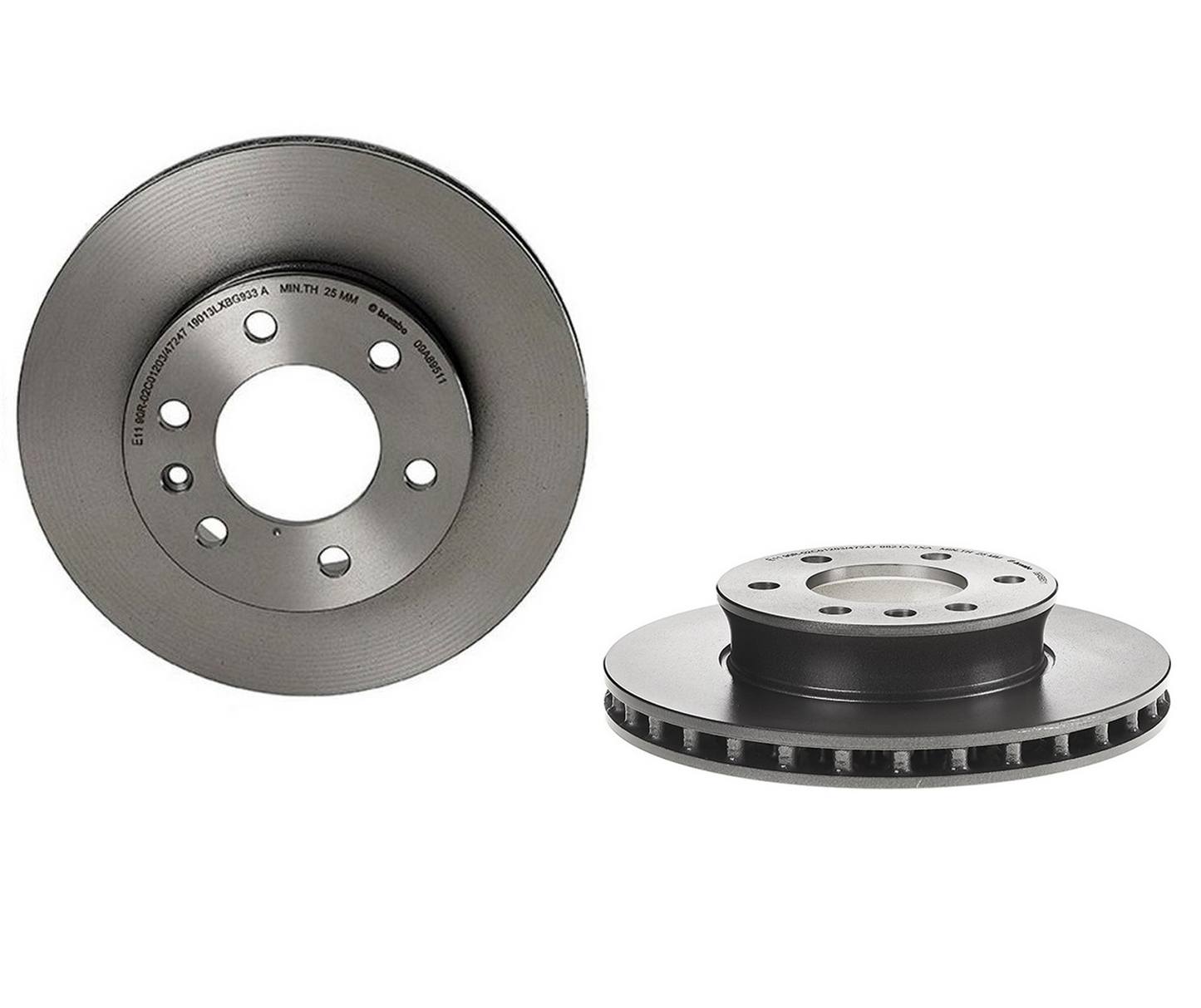 Mercedes Disc Brake Rotor - Front (300mm) 9104210100 Brembo