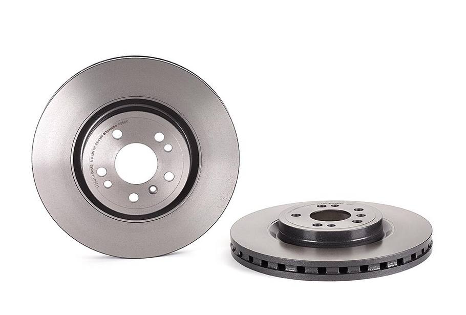 Mercedes Disc Brake Pad and Rotor Kit - Front (330mm) (Low-Met) Brembo