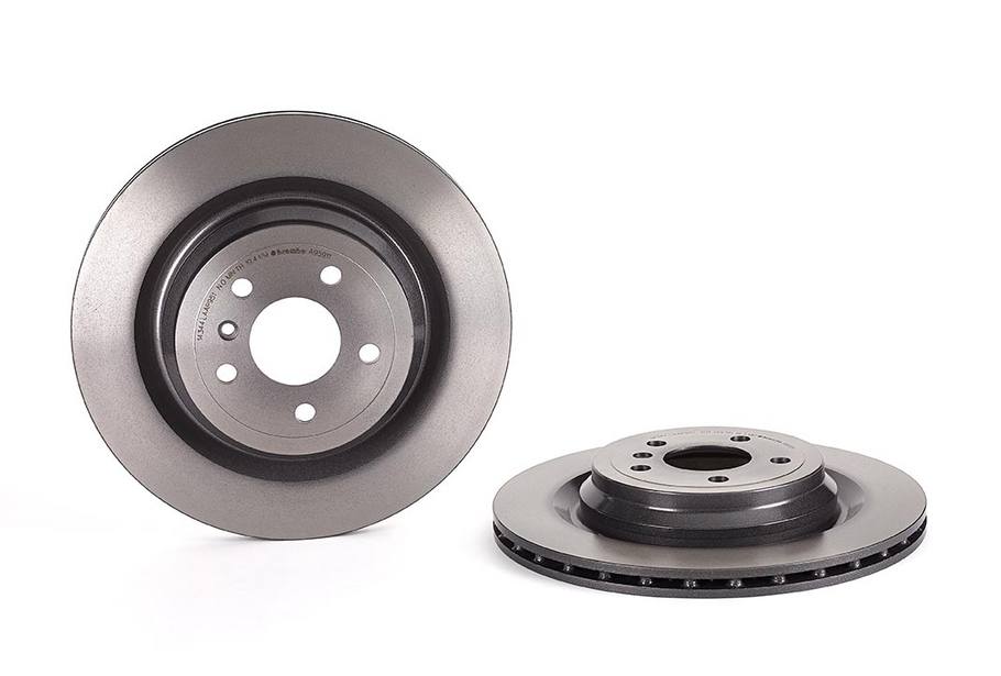 Mercedes Disc Brake Pad and Rotor Kit - Rear (330mm) (Low-Met) Brembo