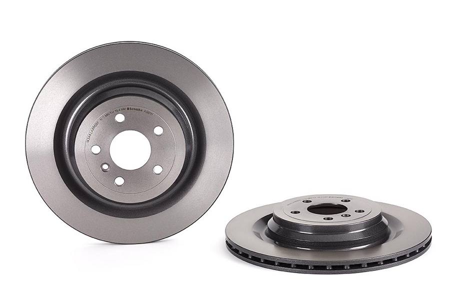 Mercedes Disc Brake Pad and Rotor Kit - Rear (345mm) (Low-Met) Brembo