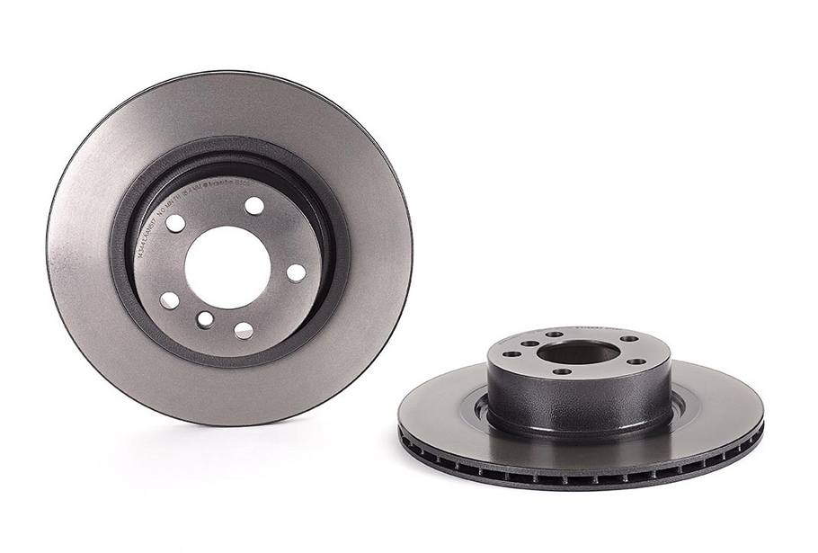 BMW Disc Brake Pad and Rotor Kit - Rear (330mm) (Low-Met) Brembo