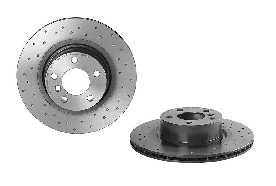 BMW Disc Brake Pad and Rotor Kit - Rear (330mm) (Low-Met) (Xtra) Brembo