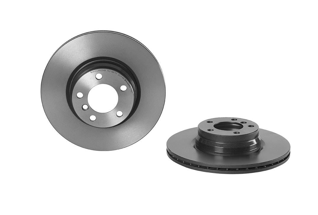 BMW Disc Brake Pad and Rotor Kit - Front (330mm) (Low-Met) Brembo