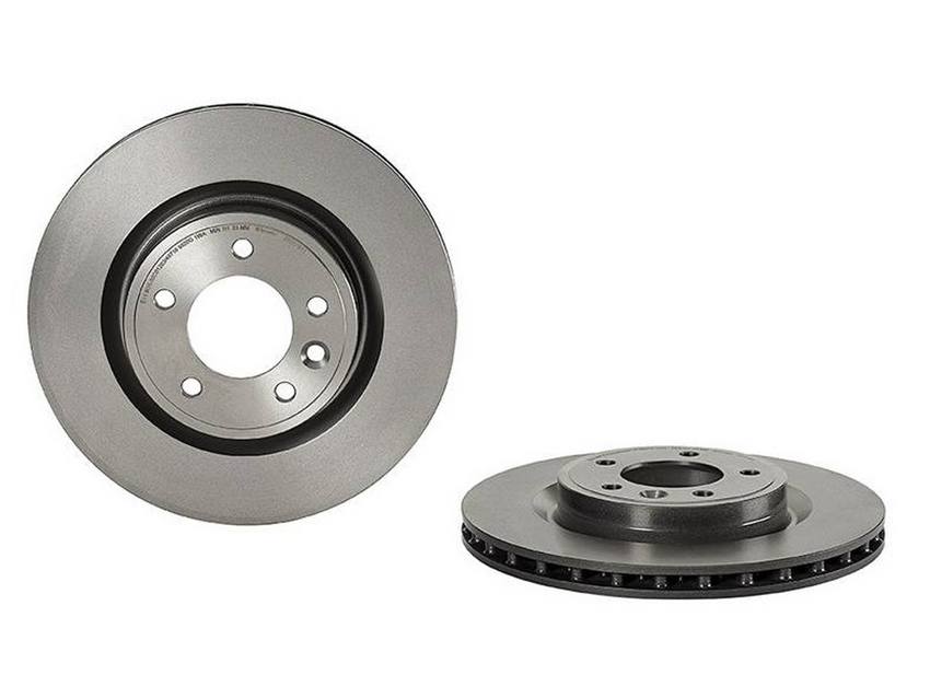 Land Rover Disc Brake Rotor - Rear (325mm) LR084067 Brembo