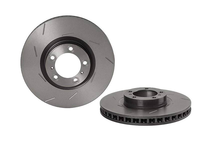 Porsche Disc Brake Rotor - Front Driver Side (360mm) 298615301B Brembo