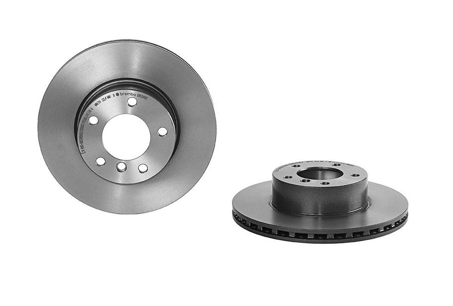 BMW Disc Brake Pad and Rotor Kit - Front (300mm) (Ceramic) Brembo