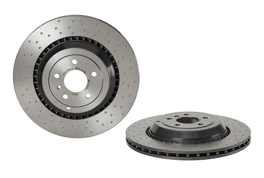 Mercedes Disc Brake Rotor - Rear (365mm) 1644230812 Brembo