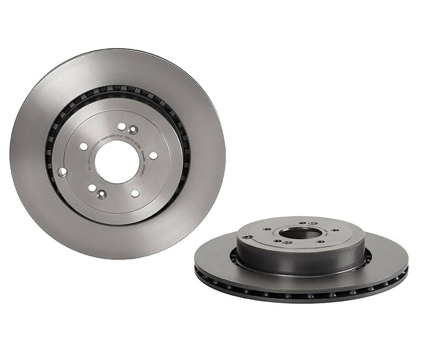 Kia Genesis Disc Brake Rotor - Rear (340mm) 58411J5500 Brembo