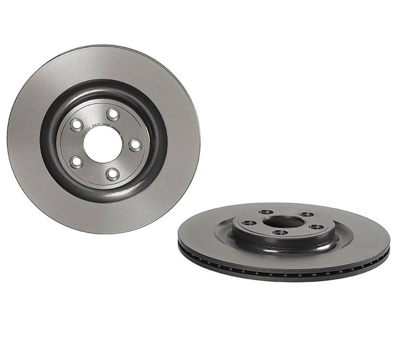 Jaguar Disc Brake Rotor - Rear (325mm) T2R5941 Brembo