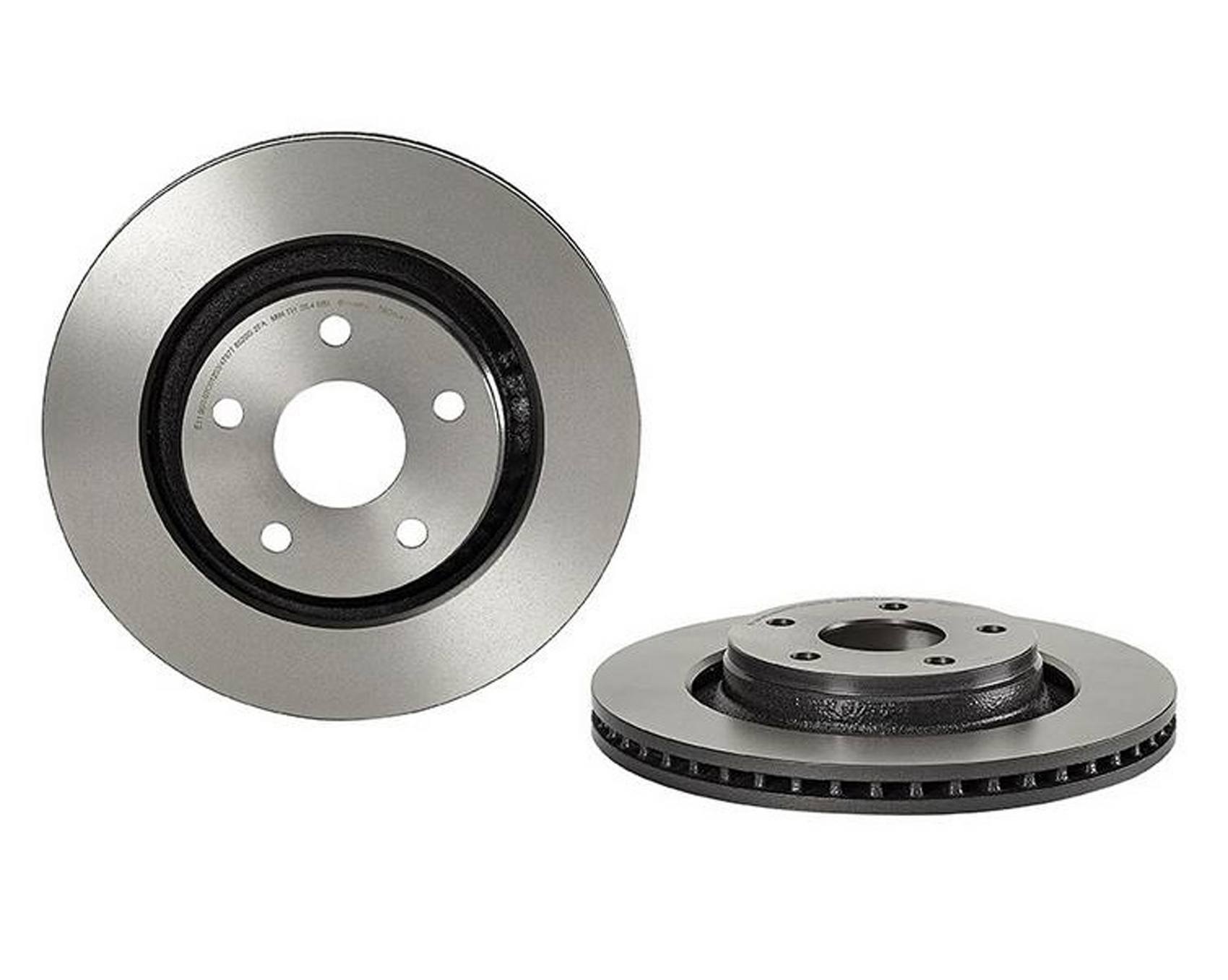 Jeep Disc Brake Rotor - Front (332mm) 68040177AA Brembo