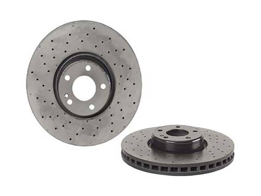 Mercedes Disc Brake Rotor - Front (342mm) 0004212212 Brembo