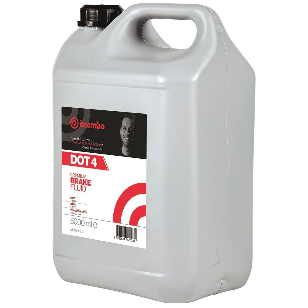 Brembo Brake Fluid (DOT 4) (5 Liter) L04050 Brembo L04050