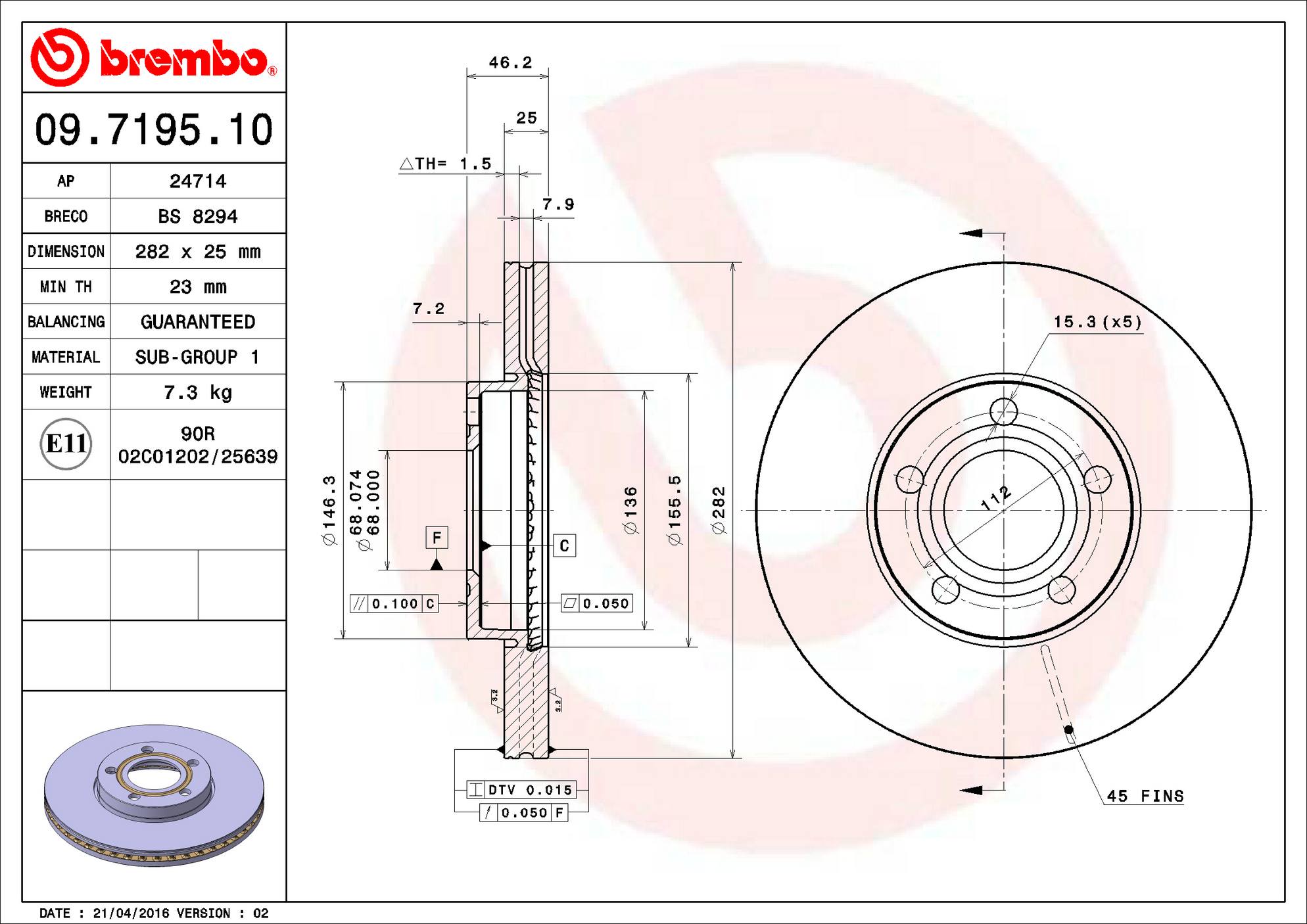 Volkswagen Disc Brake Pad And Rotor Kit Front And Rear 282mm245mm Ceramic 8e0615301c 