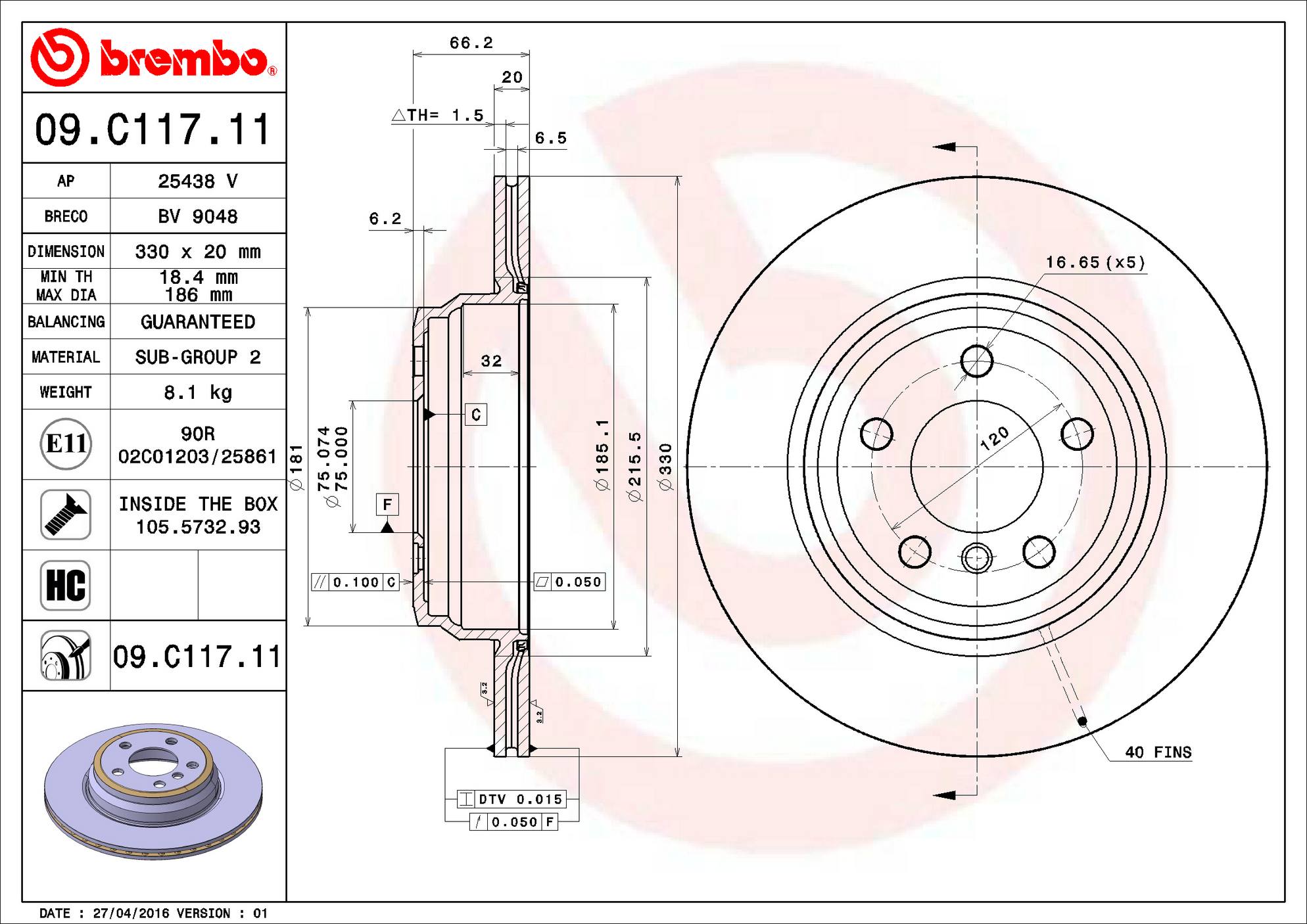 BMW Disc Brake Pad and Rotor Kit - Rear (330mm) (Low-Met) Brembo