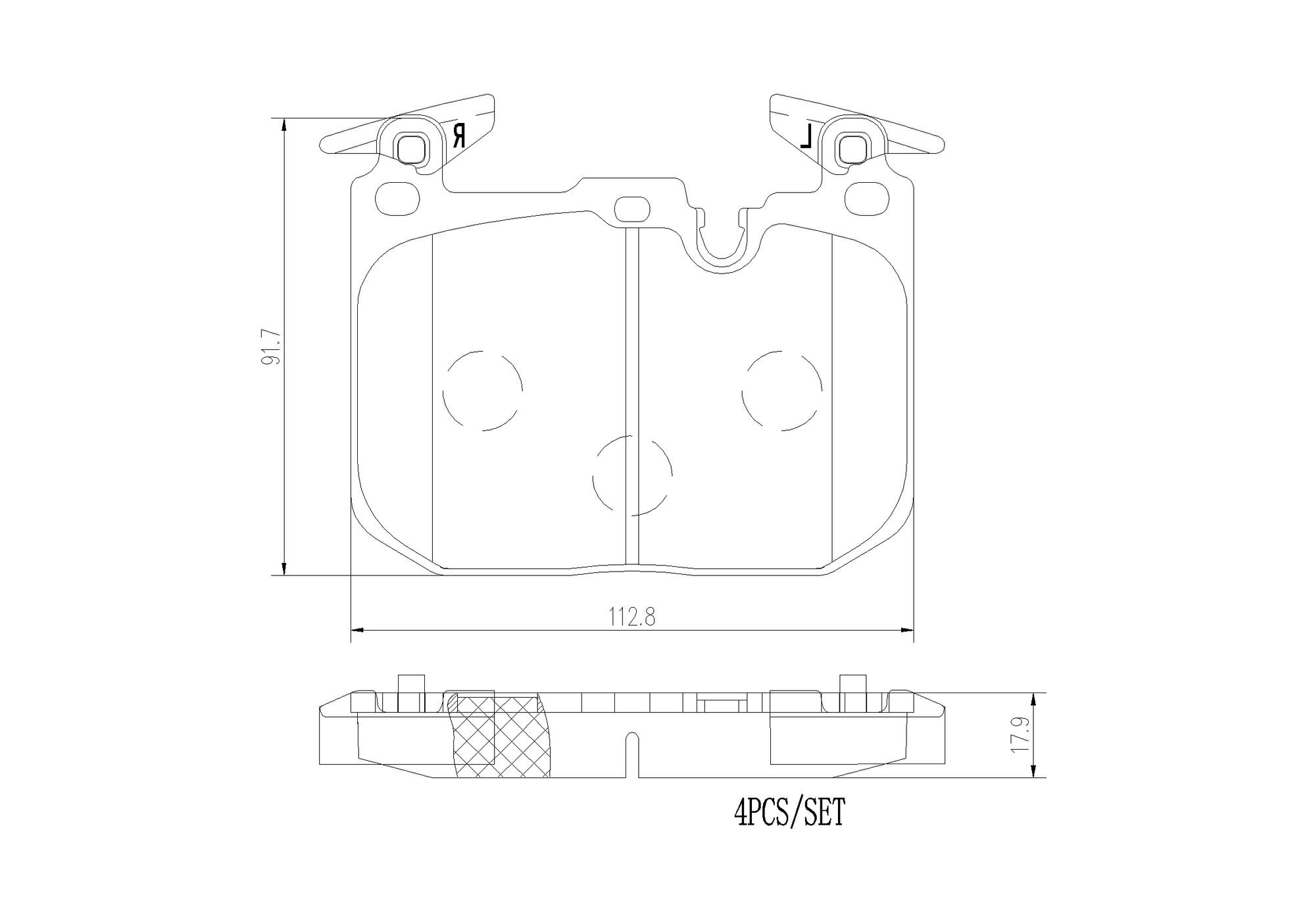 BMW Disc Brake Pad Set – Front (Ceramic) 34116878882 Brembo Brembo