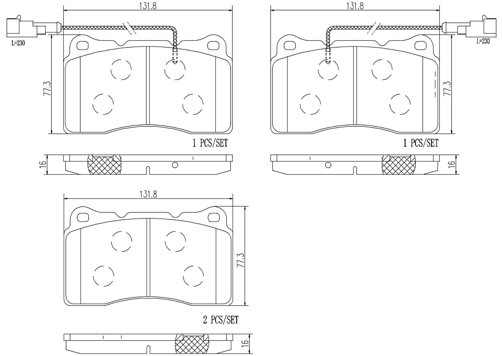 Volvo Disc Brake Pad Set - Front (Ceramic) 30748957 Brembo